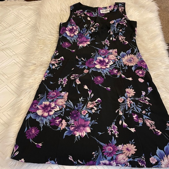 Vintage | Floral midi dress - Picture 2 of 13